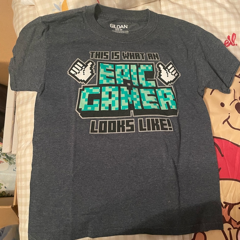 Gildan Charcoal Kids T-Shirt